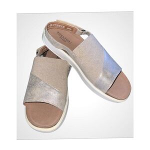 Rockport Women's Kyra W Sling Sandal ~ Size 8 ~ Platinum